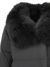 Army Yves Salomon Coat With Mittens