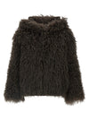 Army Yves Salomon Reversible Fur Down Jacket