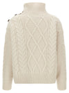 Yves Salomon Braided Sweater