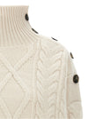 Yves Salomon Braided Sweater