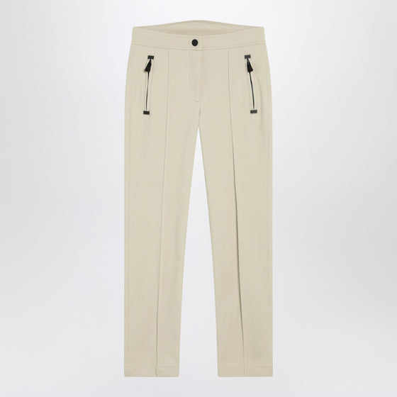 Moncler Grenoble Ivory slim trousers in GORE-TEX