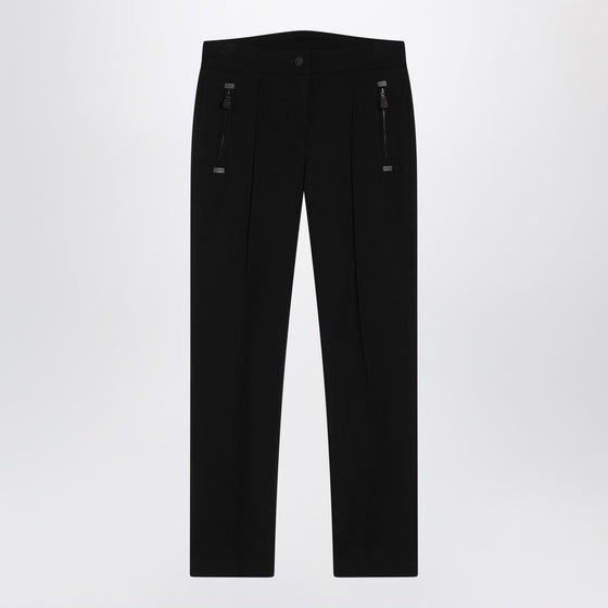 Moncler Grenoble Black slim trousers in GORE-TEX