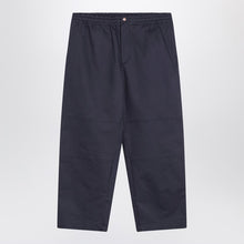  Moncler Genius Blue trousers in cotton gabardine