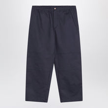  Moncler Genius Blue trousers in cotton gabardine