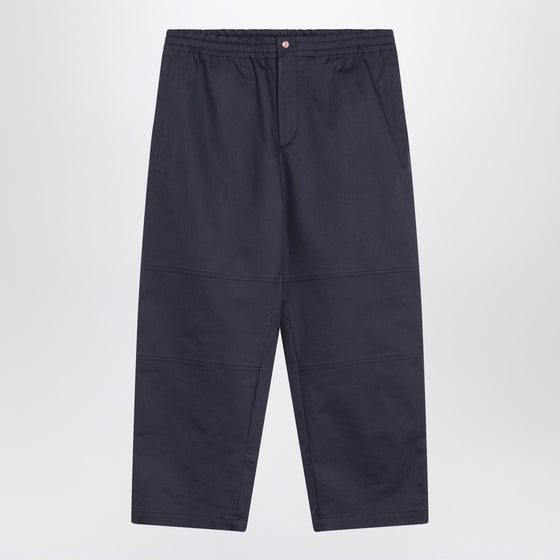 Moncler Genius Blue trousers in cotton gabardine