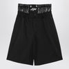 Moncler X A$AP Rocky Black nylon blend Bermuda shorts