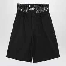  Moncler X A$AP Rocky Black nylon blend Bermuda shorts