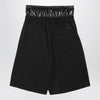 Moncler X A$AP Rocky Black nylon blend Bermuda shorts