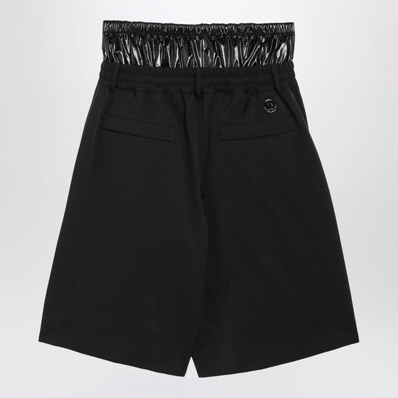 Moncler X A$AP Rocky Black nylon blend Bermuda shorts