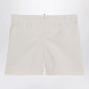 Moncler Grenoble Beige technical froissé shorts
