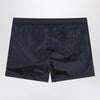 Moncler Navy blue swim shorts with logo patch