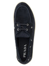 Prada Suede Boat Shoe