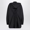 Moncler Black zip parka in nylon