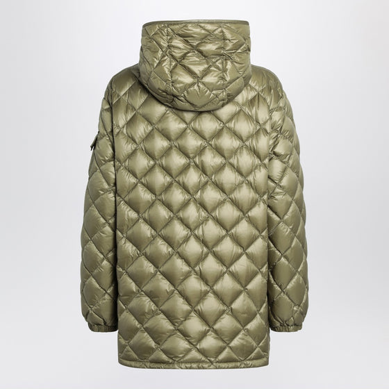 Moncler Green quilted jacket in nylon