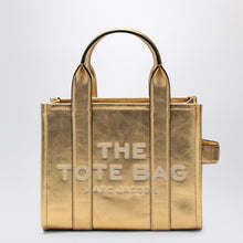  Marc Jacobs Gold leather The Small Tote Bag