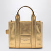 Marc Jacobs Gold leather The Small Tote Bag