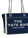 Marc Jacobs The Denim Chain Small Tote Shoulder Bag