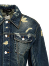 Marc Jacobs The Rip And Repair Fluted Denim Jacket Jacket
