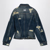Marc Jacobs Washed denim jacket with worn details