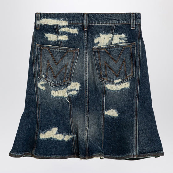 Marc Jacobs Washed denim skirt with worn details