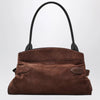 Marc Jacobs Dakota bag in suede Dark Brown