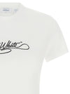 Off White Logo Embroidery T-shirt