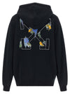 Off White Arrow Out Flower Hoodie