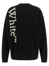 Off White Vertical Bookish Sweater