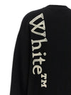 Off White Vertical Bookish Sweater