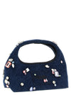 Marc Jacobs The Gem Denim Mini Sack Handbag