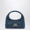 Marc Jacobs Borsa The Mini Sack in denim with rhinestones