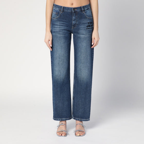 Marc Jacobs Blue washed-effect jeans