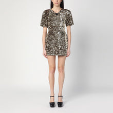  Marc Jacobs Gold mini dress with sequins