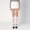 Marc Jacobs Ivory textured tweed mini skirt
