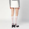 Marc Jacobs Ivory textured tweed mini skirt