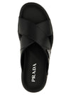 Prada Logo Sandals