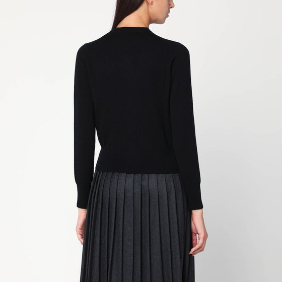 extreme cashmere Black cashmere cardigan