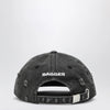 DAGGER Black distressed Osculum Infame baseball cap