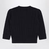 Polo Ralph Lauren Navy blue cable knit cotton cardigan