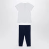 Polo Ralph Lauren White/navy blue cotton two-piece set with print