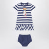 Polo Ralph Lauren Polo Bear striped set white/navy blue