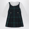 Polo Ralph Lauren Dress in dark green tartan pattern