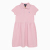 Polo Ralph Lauren Pink cotton dress with logo