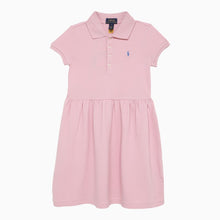  Polo Ralph Lauren Pink cotton dress with logo