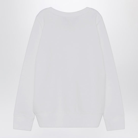 Polo Ralph Lauren White jersey sweatshirt with Polo Bear