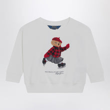  Polo Ralph Lauren White Polo Bear sweatshirt