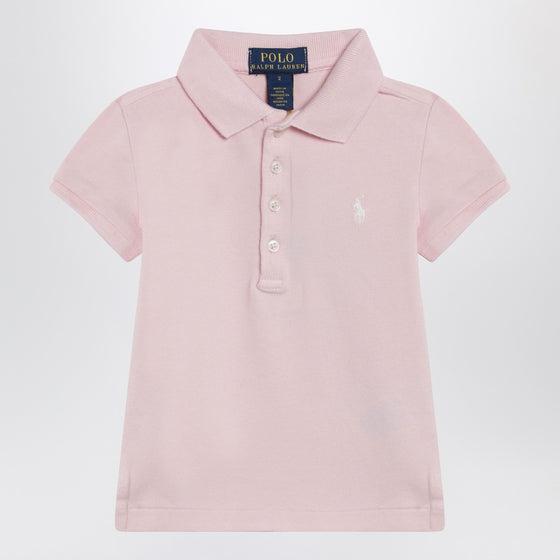 Polo Ralph Lauren Pink cotton polo shirt with embroidered logo