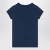Polo Ralph Lauren Blue navy cotton crew-neck T-shirt with flag patch