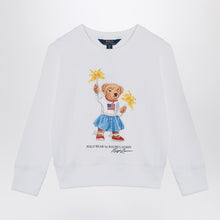  Polo Ralph Lauren White cotton blend sweatshirt with print