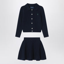  Polo Ralph Lauren Two-piece navy blue cotton suit